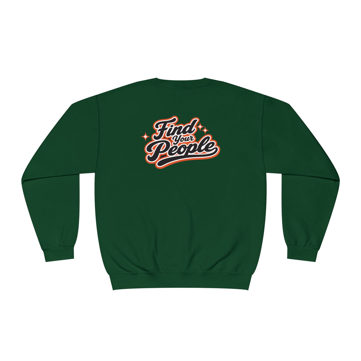 Find Your People Crewneck Sweatshirt – Retro Script Graphic Pullover