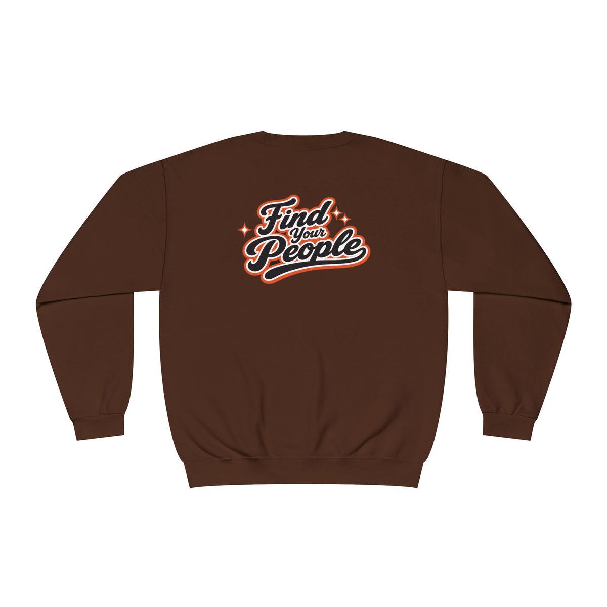 Find Your People Crewneck Sweatshirt – Retro Script Graphic Pullover