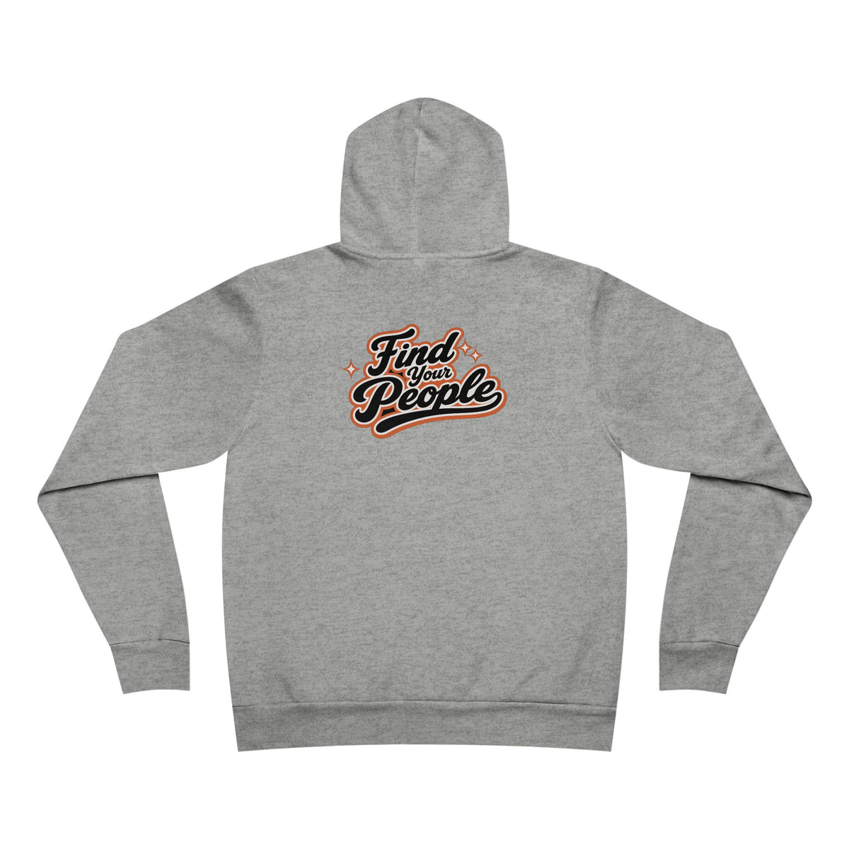 Find Your People Hoodie — Cozy Pullover with Retro Script