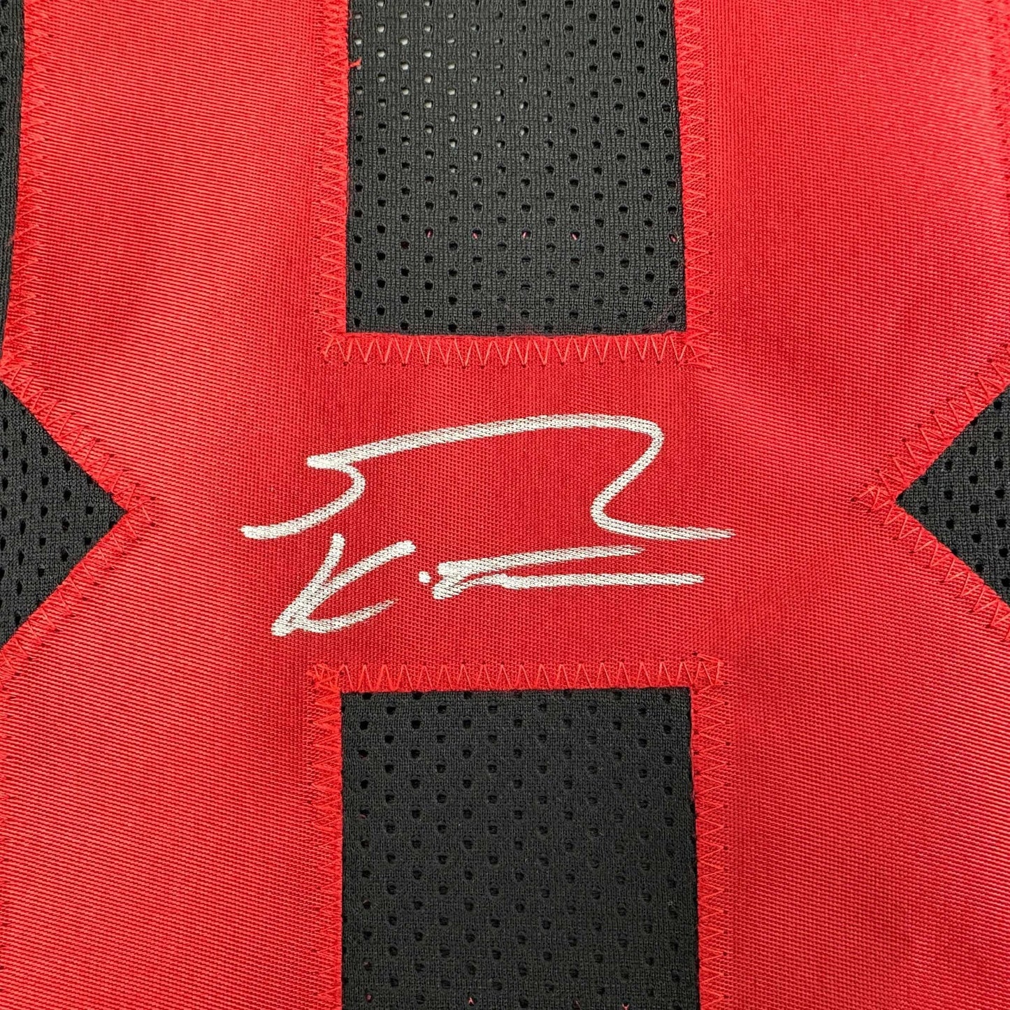 Autographed/Signed George Kittle San Francisco Black Football Jersey Beckett BAS COA