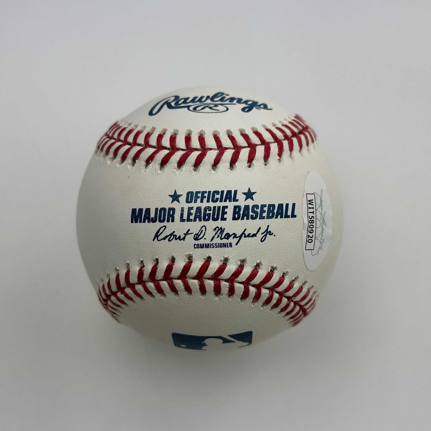 Autographed/Signed Keith Foulke Rawlings Official Major League Baseball ROML JSA COA Auto