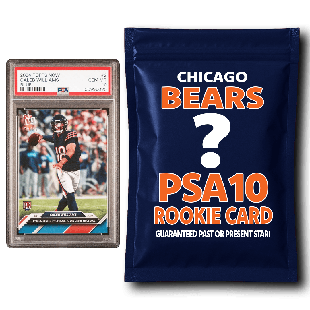 Chicago Bears PSA 10 Graded Rookie Card Mystery Pack