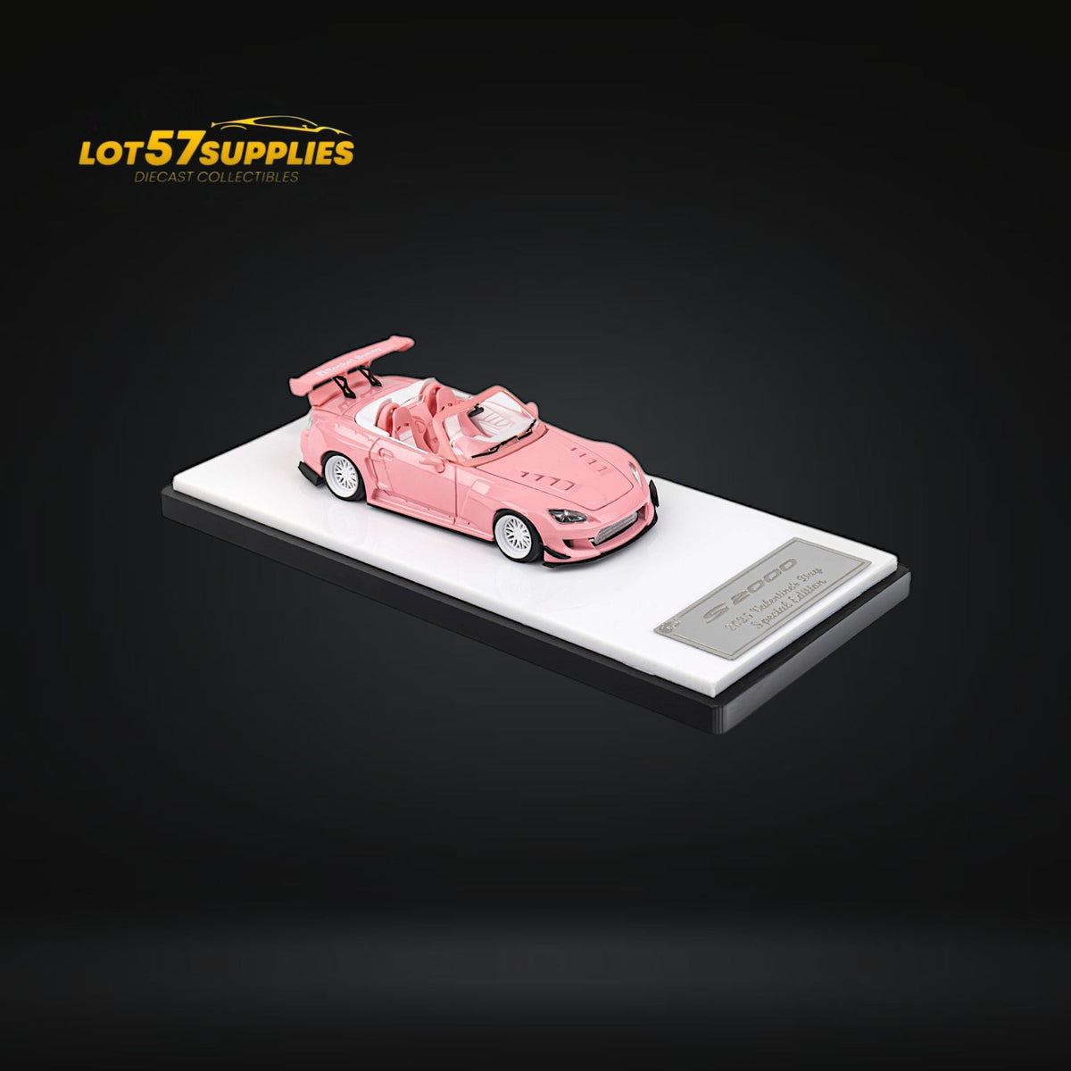 MicroTurbo Honda S2000 Rocket Bunny Valentine's Pink 1:64