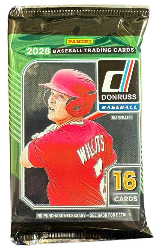 2026 Panini Donruss Baseball Hobby Pack, 16 cards