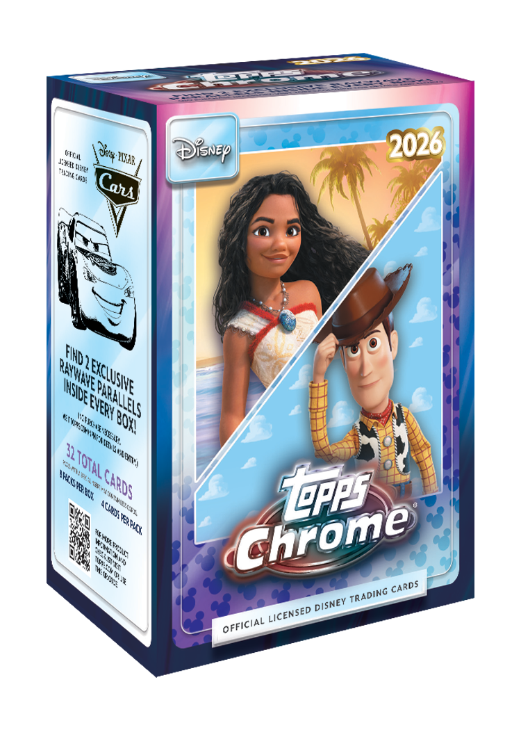 2026 Topps Chrome Disney Blaster Box sealed box