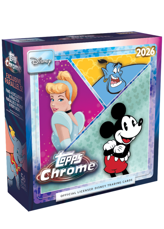 2026 Topps Chrome Disney Mega Box sealed box