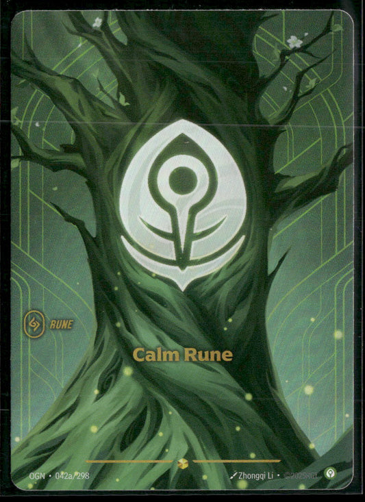 Calm Rune #042a/298 - Riftbound Origins