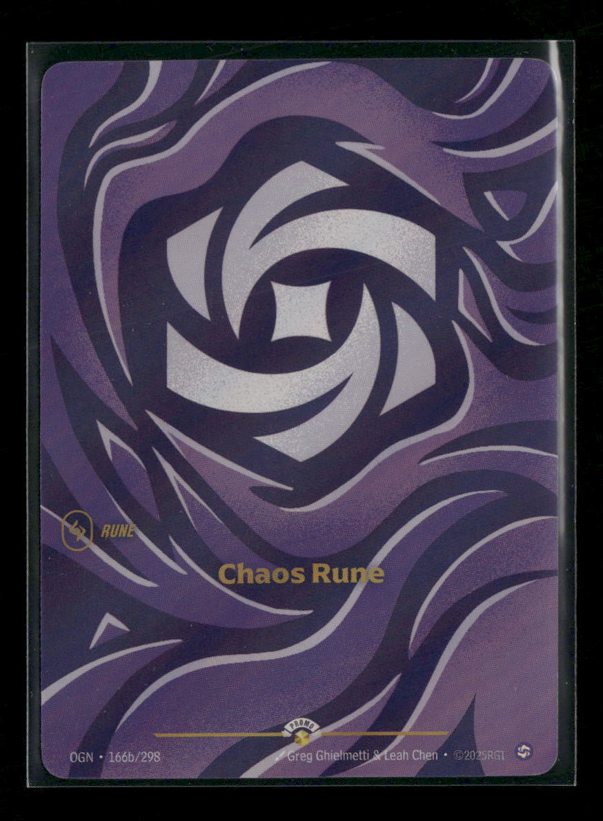 Chaos Rune #166b/298 - Riftbound Organized Play Promotional Cards