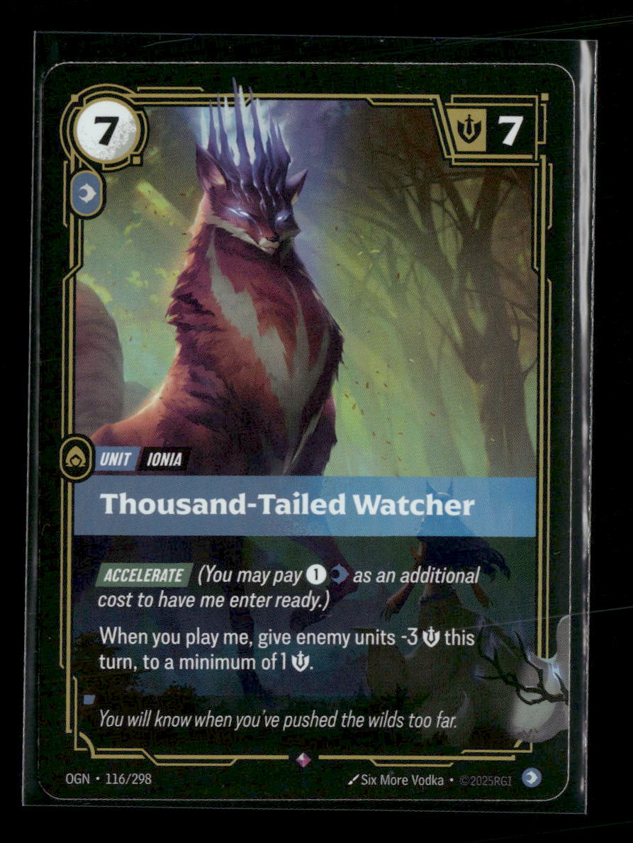 Thousand-Tailed Watcher #116/298 Foil Rare - Riftbound Origins