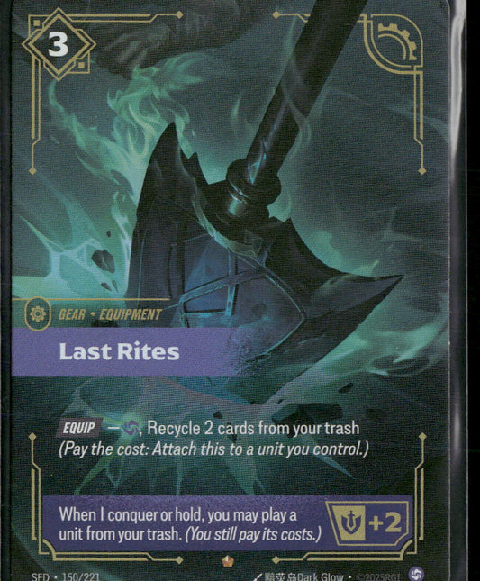 Last Rites #150/221 - Riftbound Spiritforged