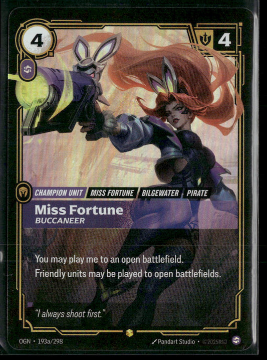 Miss Fortune #193a/298 Legendary - Riftbound Origins