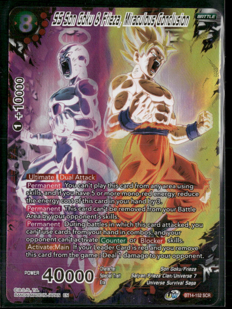 SS Son Goku & Frieza, Miraculous Conclusion #bt14-152 - Riftbound