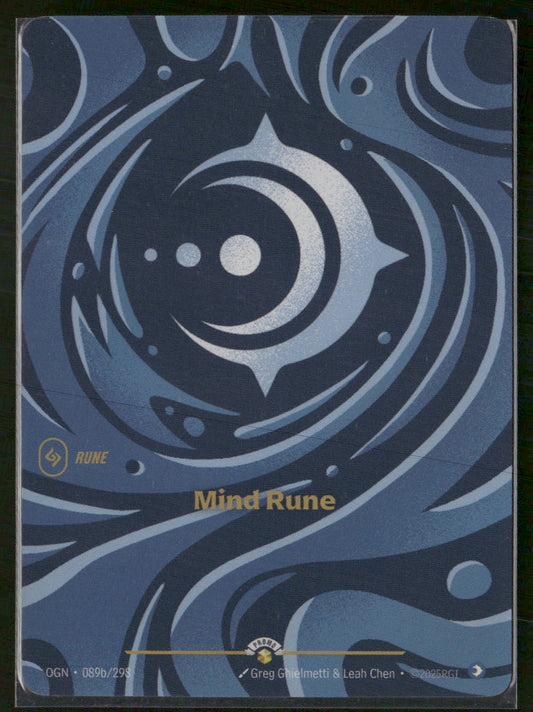 Mind Rune #089b/298 - Riftbound Origins