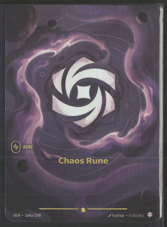 Chaos Rune #166a/298 - Riftbound Origins