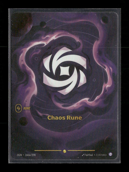 Chaos Rune #166a/298 - Riftbound Origins