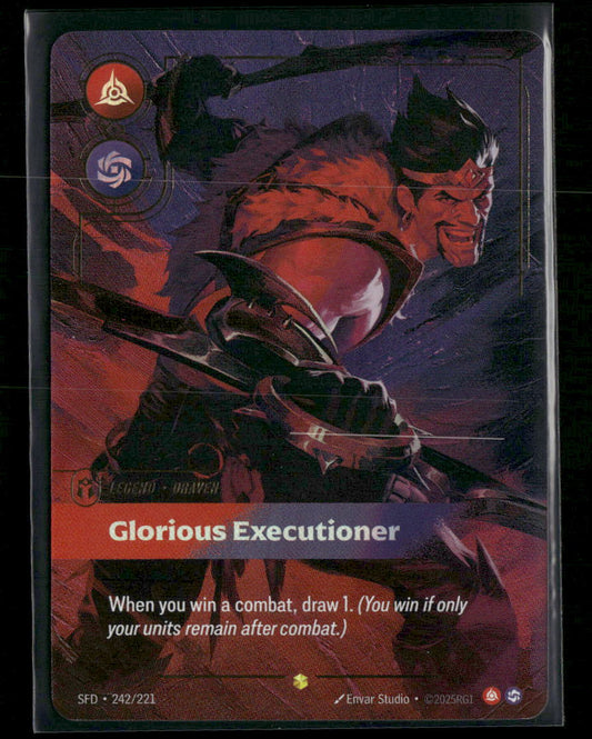 Glorious Executioner #242/221 Legendary - Riftbound Spiritforged