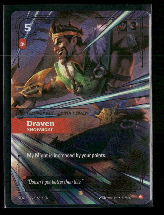 Draven - Showboat #172/166 Legendary - Riftbound