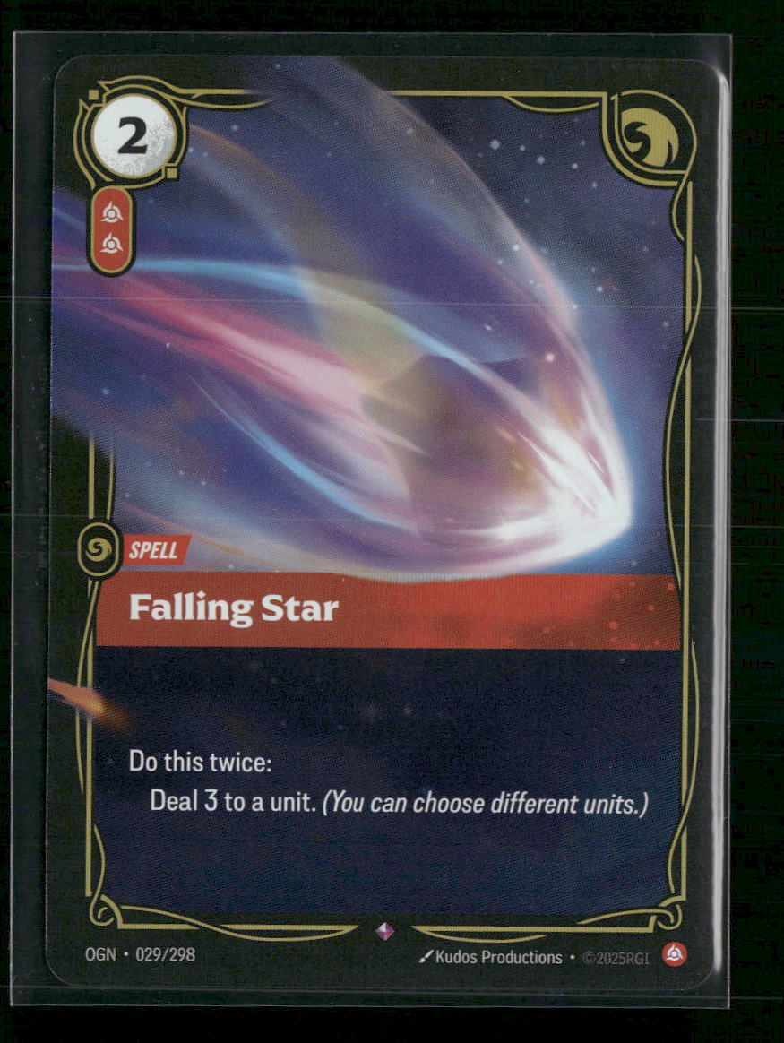 Falling Star #29/298 Rare - Riftbound Origins