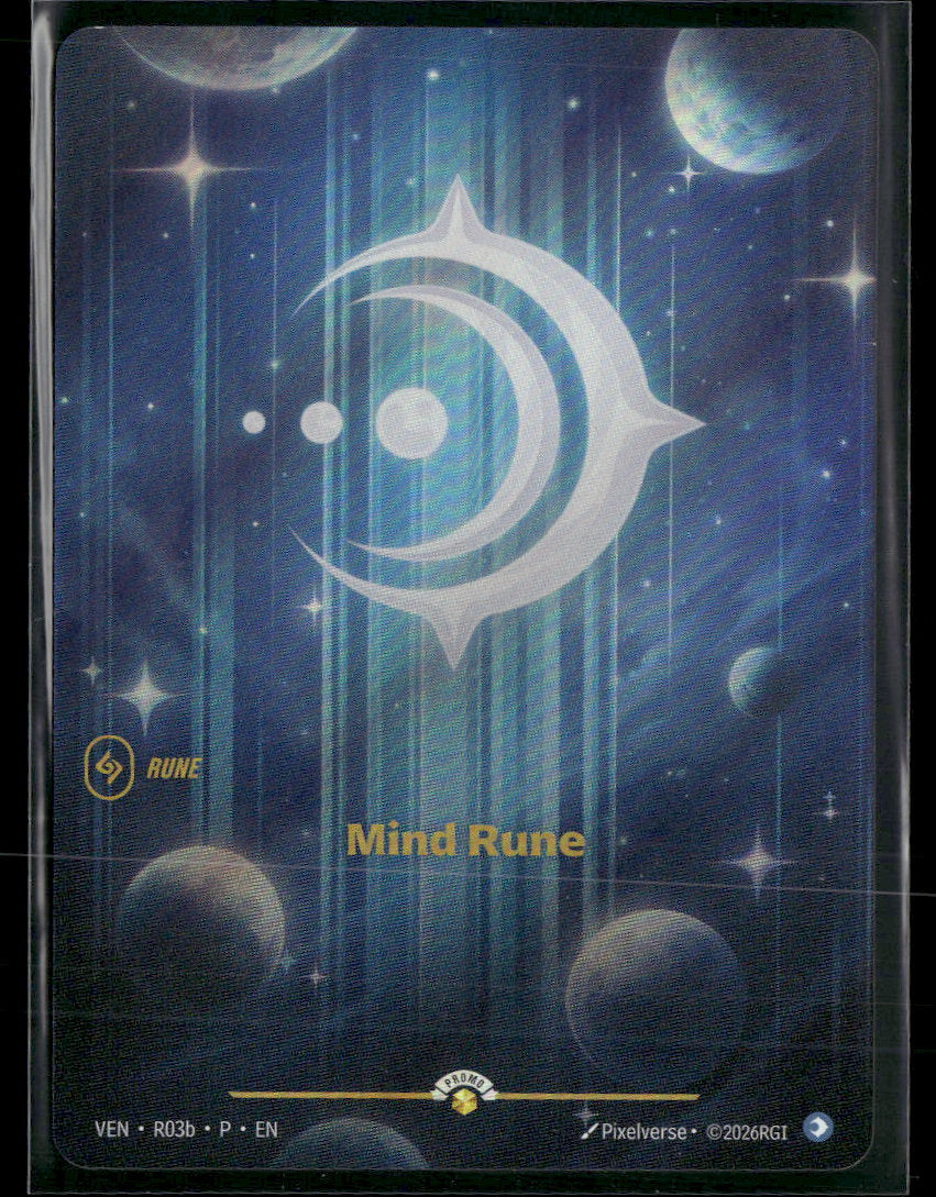 Mind Rune (Vendetta) #R03b - Riftbound Organized Play Promotional Cards