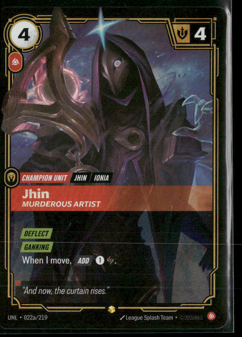 Jhin - Murderous Artist #022a/219 - Riftbound