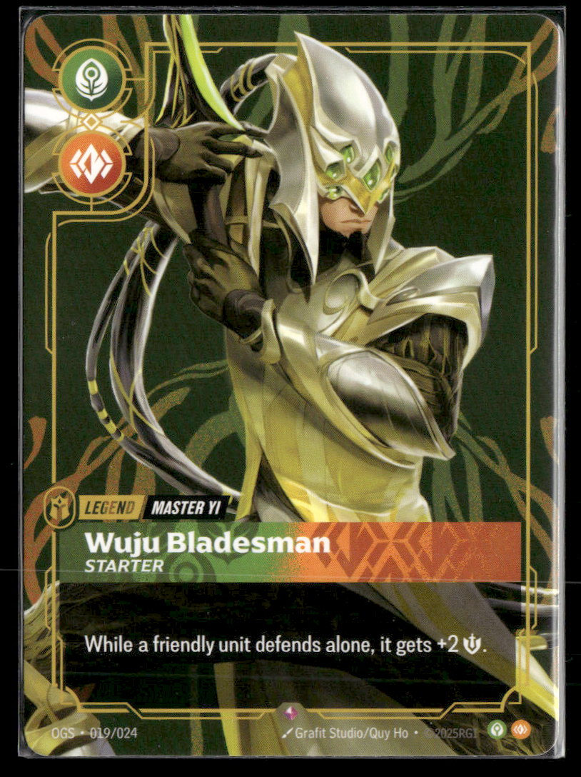 Wuju Bladesman #19/24 Legendary - Riftbound Proving Grounds