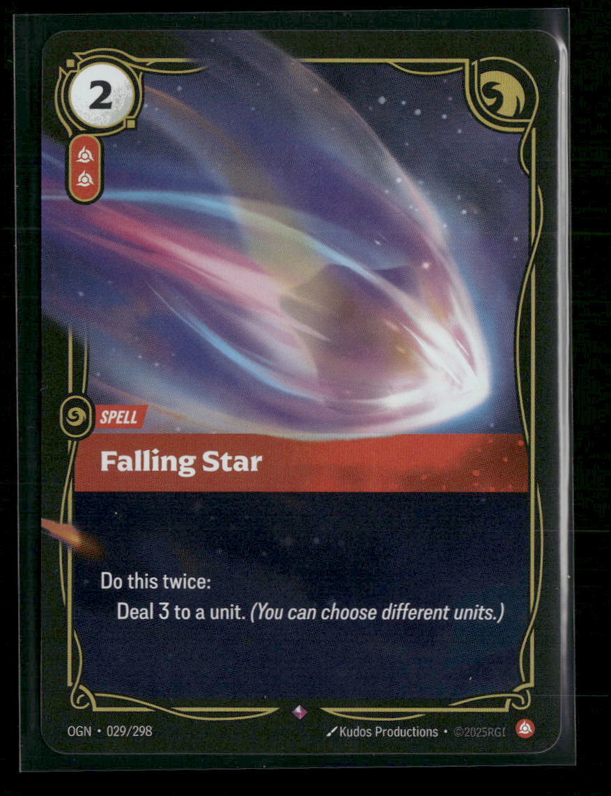Falling Star #29/298 Foil Rare - Riftbound Origins