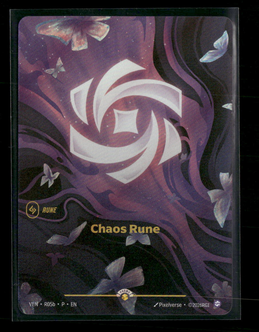 Chaos Rune #R05b Foil - Riftbound Organized Play Promotional Cards