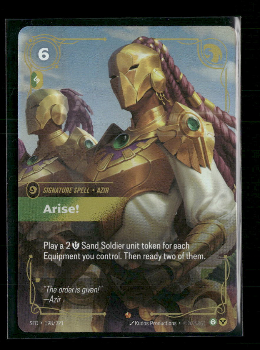 Arise! #198/221 Foil Epic - Riftbound Spiritforged
