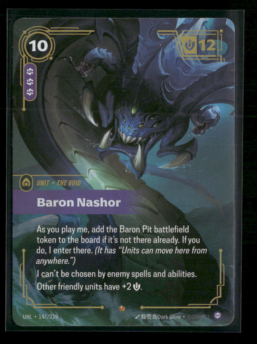 Baron Nashor #147/219 Foil Epic - Riftbound Unleashed