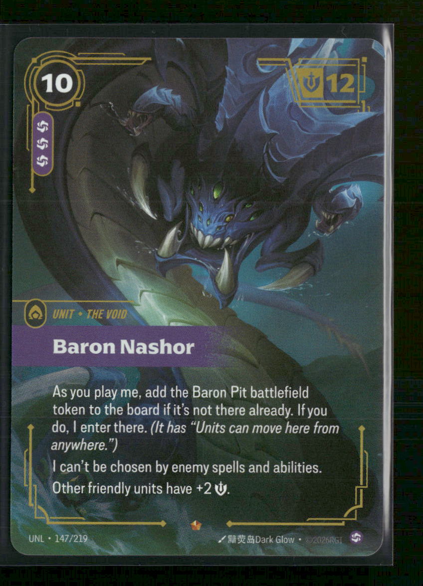 Baron Nashor #147/219 Foil Epic - Riftbound Unleashed