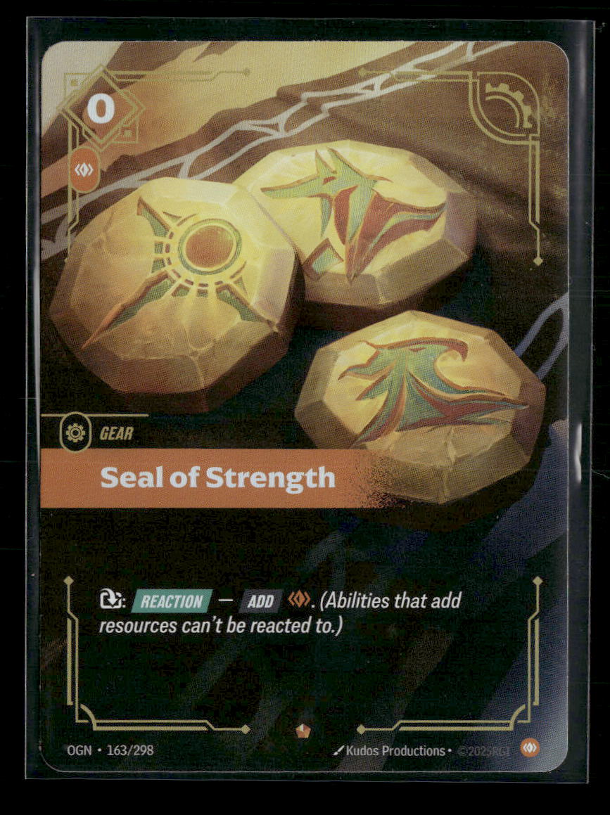 Seal of Strength #163/298 Foil Epic - Riftbound Origins