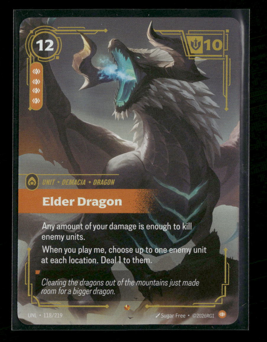 Elder Dragon #118/219 Foil Epic - Riftbound Unleashed