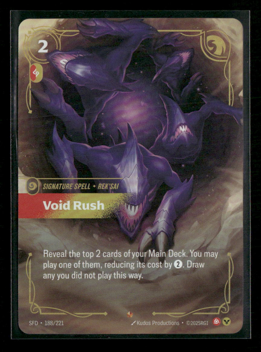 Void Rush #188/221 Foil Epic - Riftbound Spiritforged