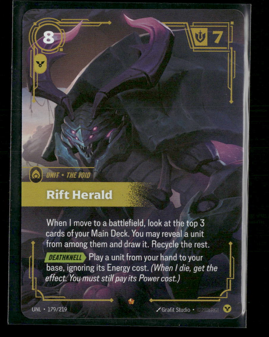 Rift Herald #179/219 Foil Epic - Riftbound Unleashed