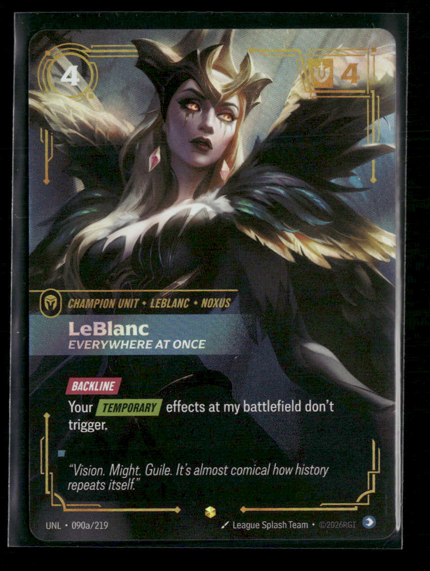 LeBlanc - Everywhere At Once (Alternate Art) #090a/219 Foil - Riftbound