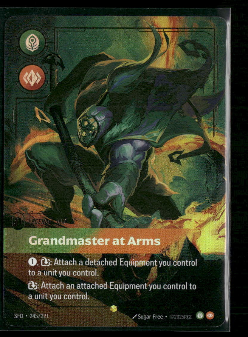 Grandmaster at Arms (Overnumbered) #245/221 Foil - Riftbound