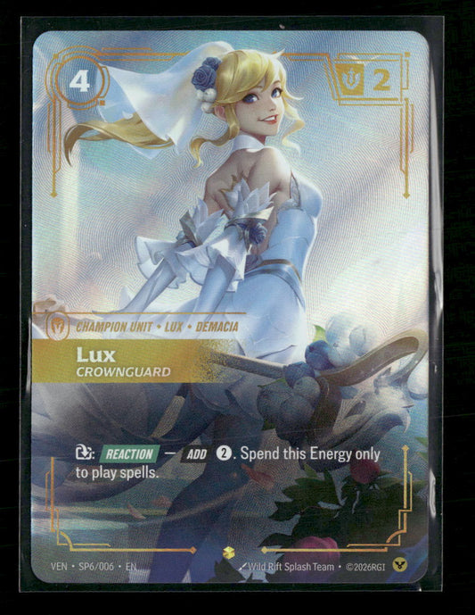Lux Crownguard #6/6 Foil Showcase - Riftbound Vendetta