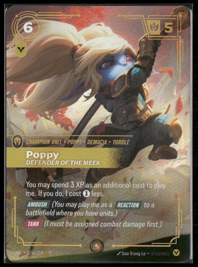 Poppy - Defender of the Meek #178/219 - Riftbound