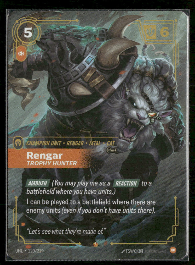 Rengar #120/219 Legendary - Riftbound