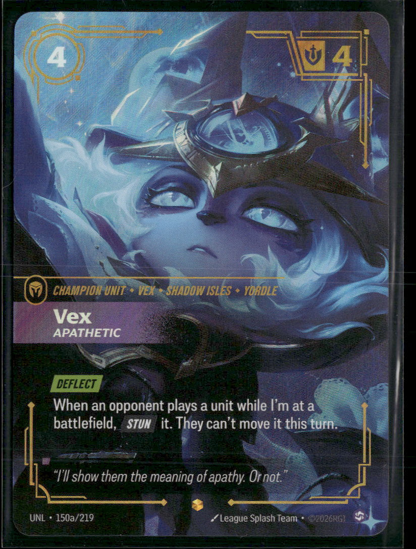 Vex - Apathetic #150a/219 - Riftbound