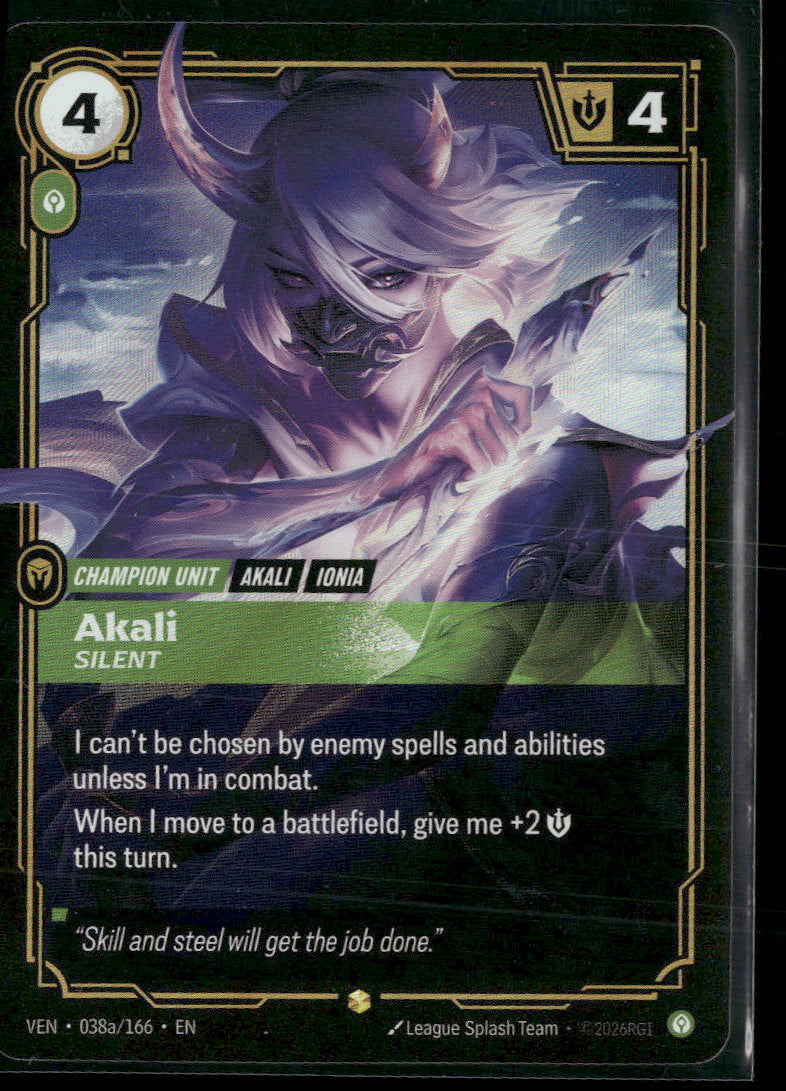 Akali #038a/166 Legendary - Riftbound