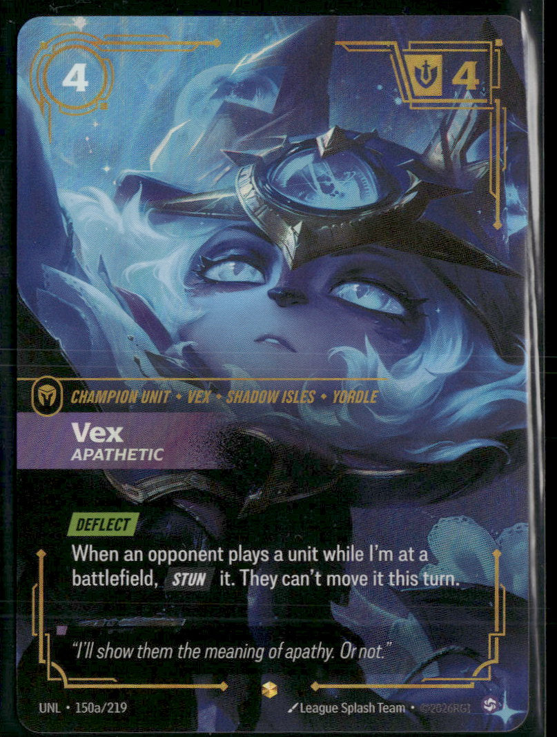 Vex - Apathetic #150a/219 - Riftbound