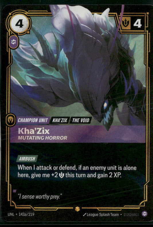 Kha'Zix #143a/219 - Riftbound