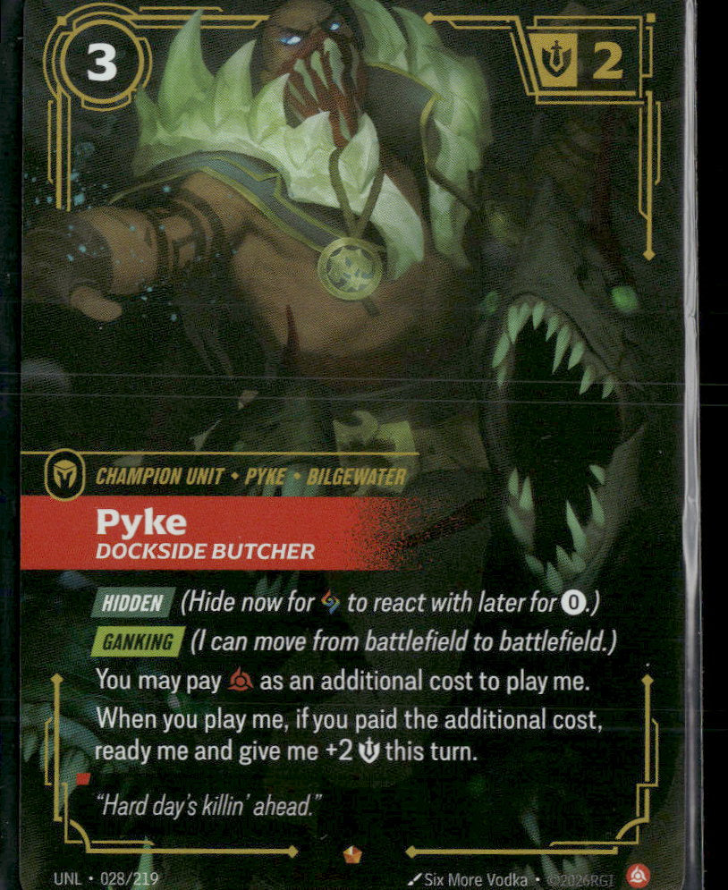 Pyke - Dockside Butcher #28/219 - Riftbound