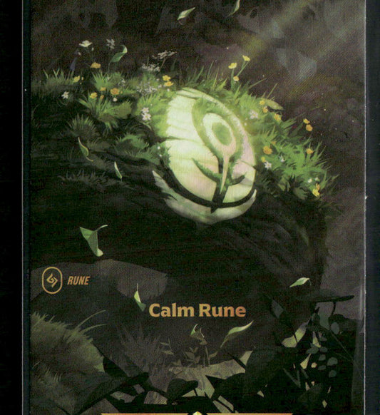 Calm Rune (R02a) #R02a Showcase - Riftbound Unleashed
