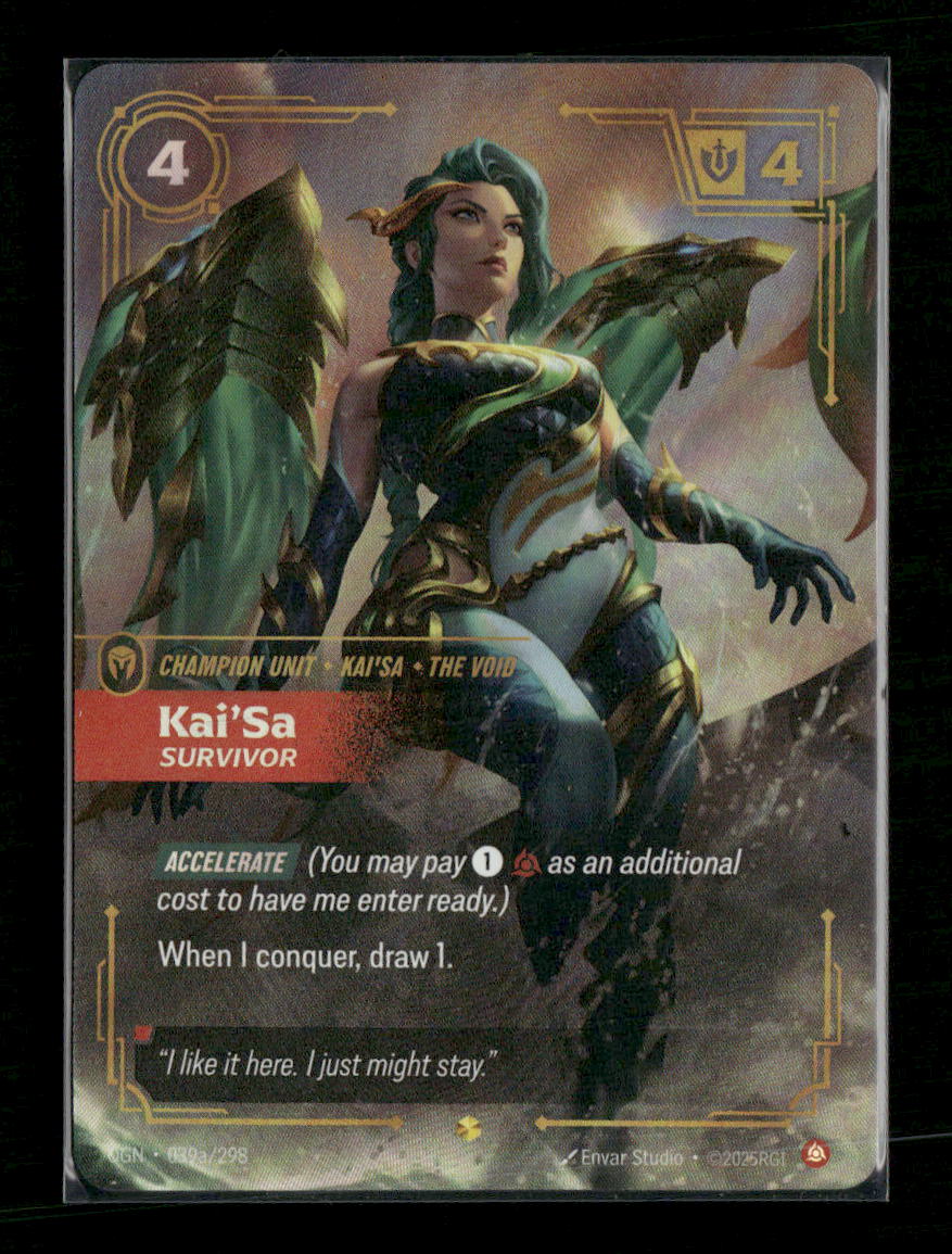 Kai'Sa, Survivor (Alternate Art) #039a/298 Showcase - Riftbound Origins