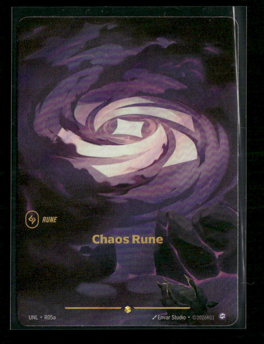 Chaos Rune (R05a) #R05a Showcase - Riftbound Unleashed
