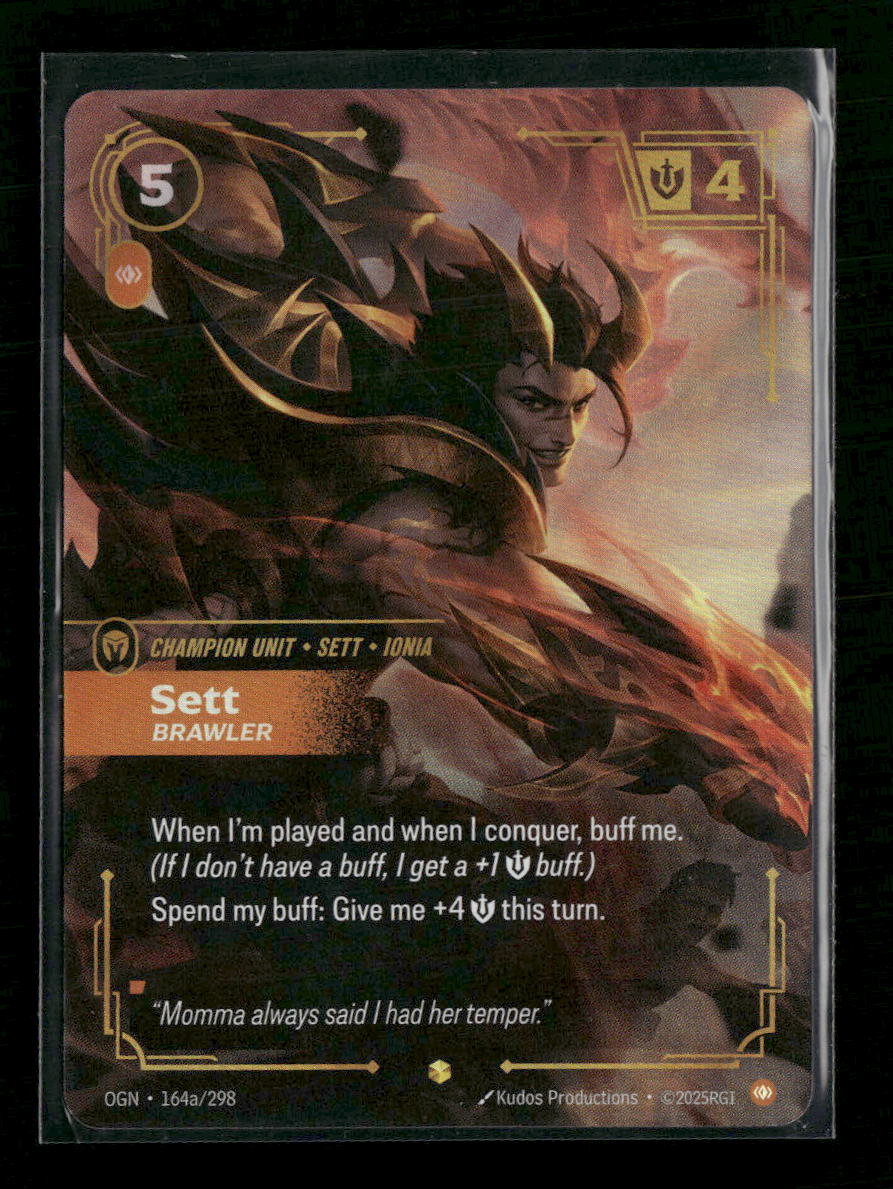 Sett, Brawler (Alternate Art) #164a/298 Foil Showcase - Riftbound Origins