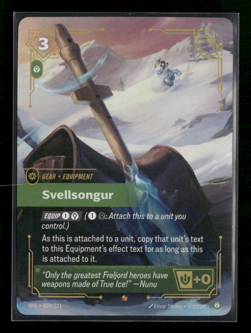 Svellsongur #59/221 Foil Epic - Riftbound Spiritforged
