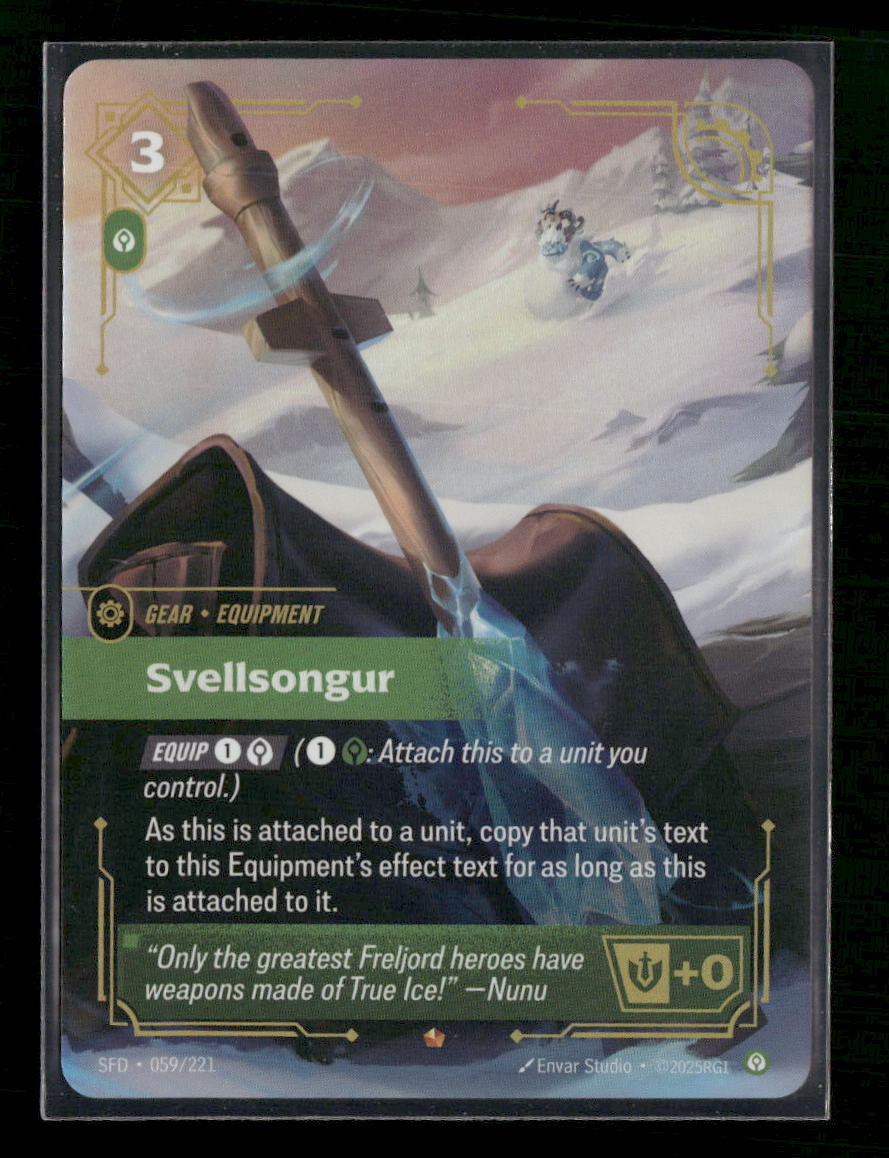 Svellsongur #59/221 Foil Epic - Riftbound Spiritforged